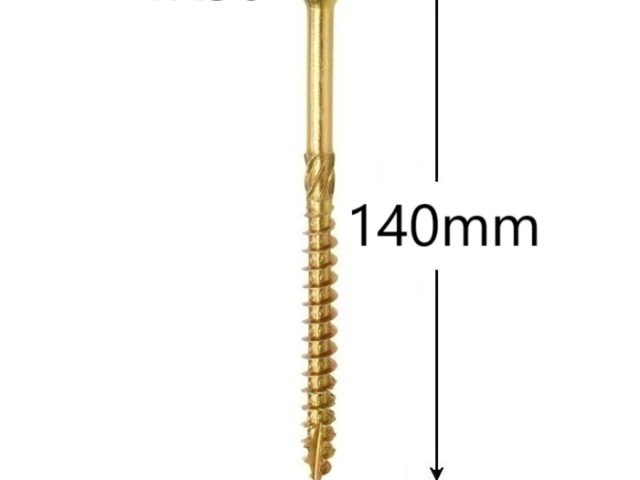 Surub Dulgherie Cap Inecat 6x140mm Torx TX30 - 100buc/cutie