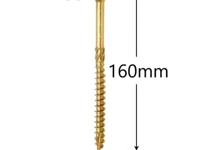 Surub Dulgherie Cap Inecat 6x160mm Torx TX30 - 100buc/cutie