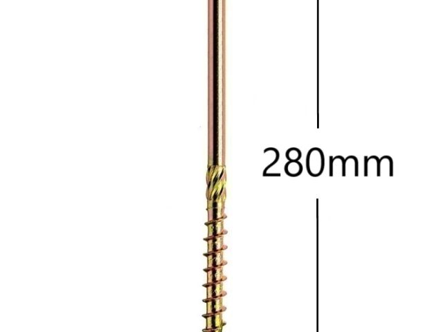 Surub Dulgherie Cap Plat 8x280mm Torx TX40 - 50buc/cutie