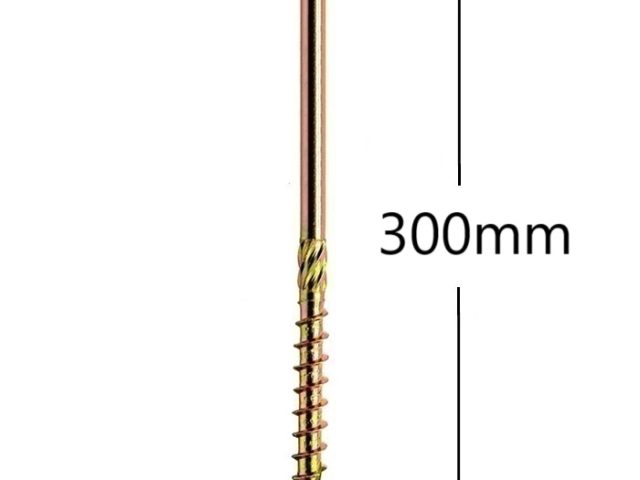 Surub Dulgherie Cap Plat 8x300mm Torx TX40 - 50buc/cutie