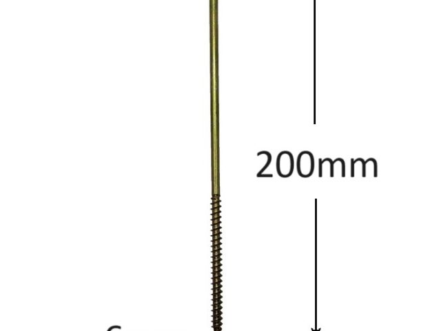 Holsurub Lemn Si PAL Cap Inecat 6x200 mm PZ3 - 100buc/cutie