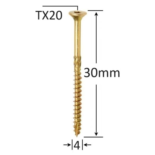 Surub Dulgherie Cap Inecat 4x30 aa