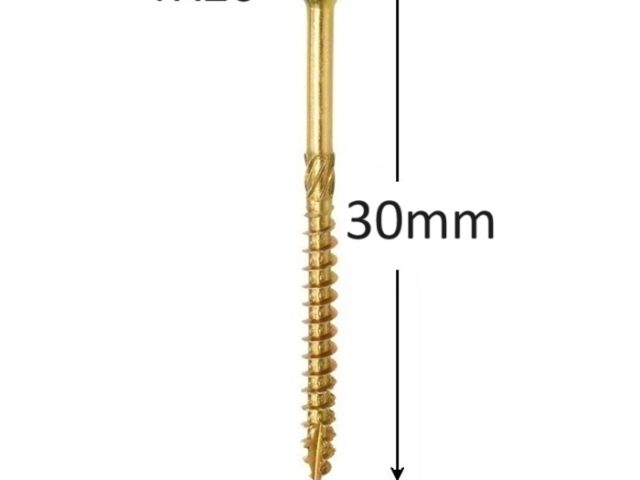 Surub Dulgherie Cap Inecat 4x30mm Torx TX20 - 500buc/cutie