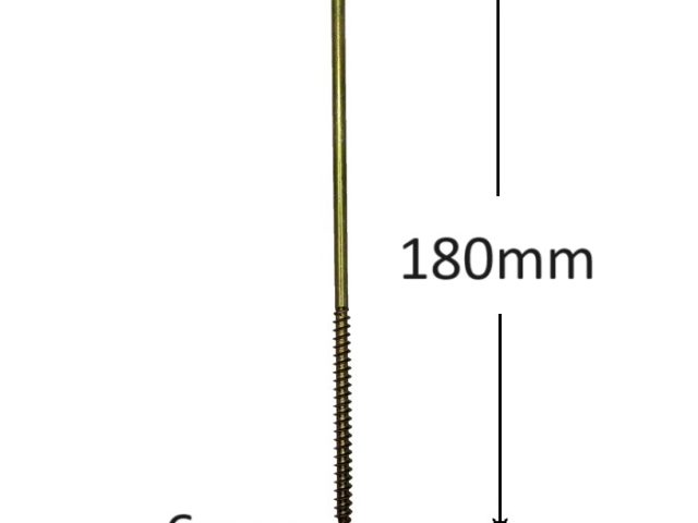 Holsurub Lemn Si PAL Cap Inecat 6x180 mm PZ3 - 100buc/cutie