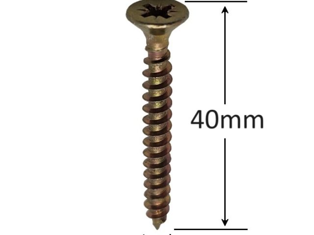 Holsurub Lemn Si PAL Cap Inecat 6x40 mm PZ3 - 500buc/cutie