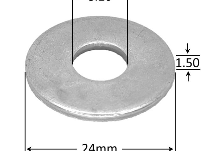 Saiba Plata Speciala M8x24x1.5 DIN 522 - 250buc/cutie