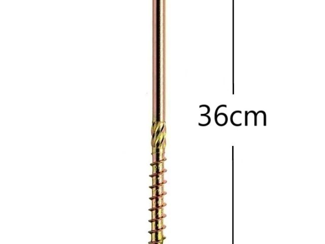 Surub Dulgherie Cap Plat 8x360mm Torx TX40 - 50buc/cutie