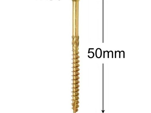 Surub Dulgherie Cap Inecat 6x50mm Torx TX30 - 100buc/cutie