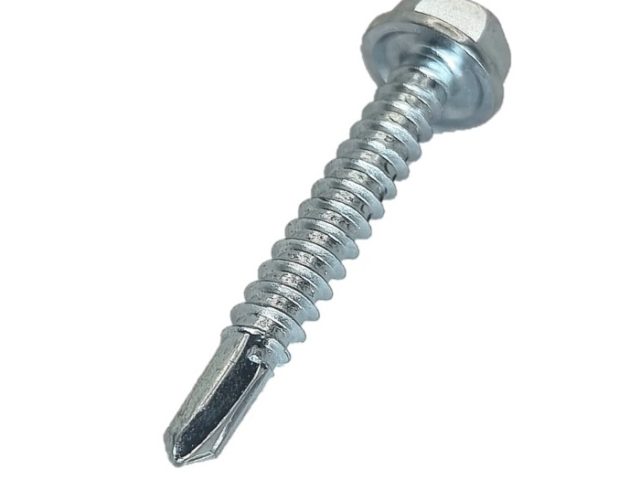 Surub Autoforant Cap Hexagonal 4.8x25mm Zincat DIN 7504k - 250buc/cutie