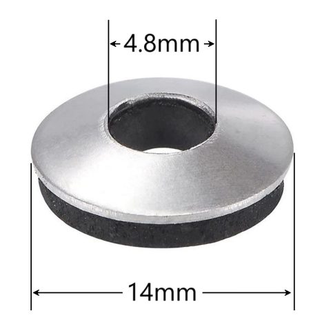 Saiba Cu Cauciuc EPDM 4.8x14 - 500buc/cutie