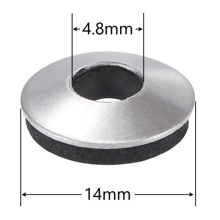 Saiba Cu Cauciuc EPDM 4.8x14 - 500buc/cutie