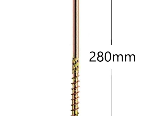 Surub Dulgherie Cap Plat 6x280mm Torx TX30 - 50buc/cutie