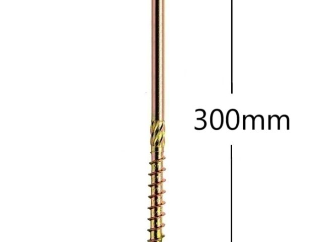 Surub Dulgherie Cap Plat 6x300mm Torx TX30 - 50buc/cutie