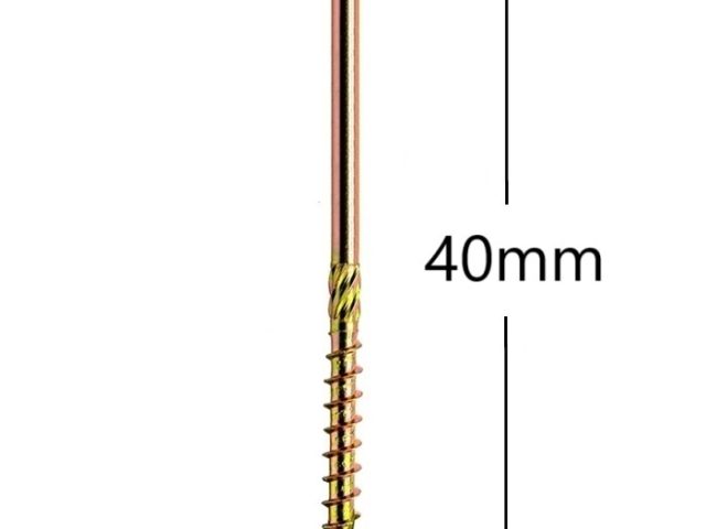 Surub Dulgherie Cap Plat 5x40mm Torx TX25 - 200buc/cutie