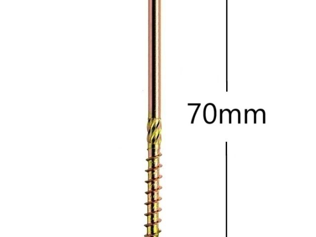 Surub Dulgherie Cap Plat 5x70mm Torx TX25 - 200buc/cutie