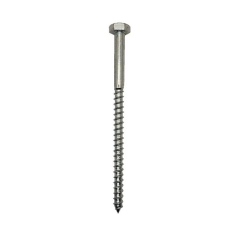 Holsurub Lemn Cap Hexagonal 10x240mm DIN 571 - 25buc/cutie