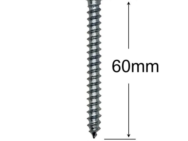 Holsurub Lemn Cap Hexagonal 6x60mm DIN 571 - 100buc/cutie