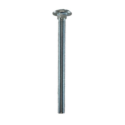 Surub Filet Metric Cap Bombat Torbant M8x100mm DIN 603 Zincat - 50buc/cutie