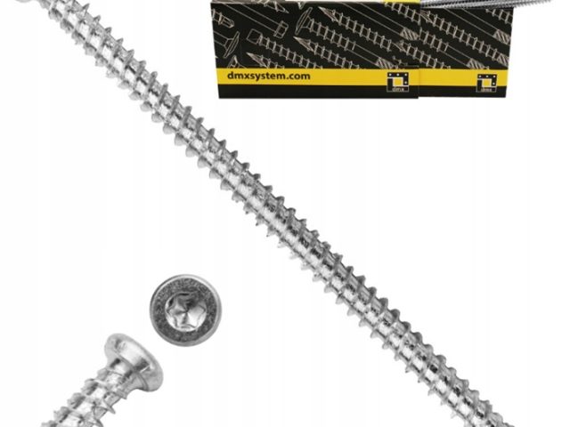 Surub Montaj Ferestre Argintiu 7.5x152 - 100buc/cutie