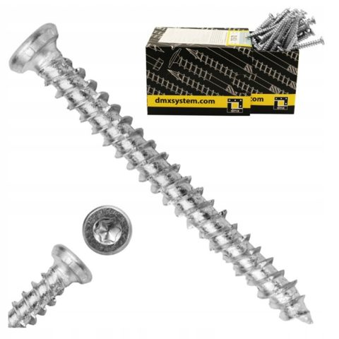 Surub Montaj Ferestre Argintiu 7.5x92 - 100buc/cutie