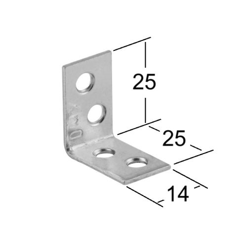 Coltar Lemn 25x25x14x1.5 mm KW25