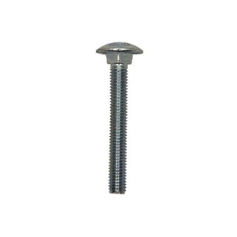 Surub Filet Metric Cap Bombat Torbant M8x80mm DIN 603 Zincat - 50buc/cutie