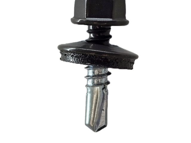 Surub Autoforant Cap Hexagonal 4.8x19mm Maro RAL 8019 - 250 buc/cutie