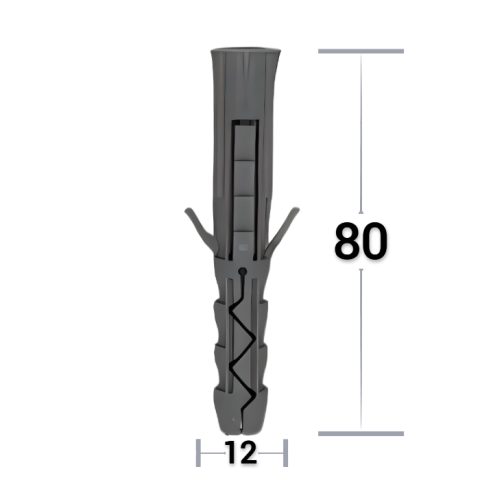 Diblu 12x80mm 3D - 100buc/cutie