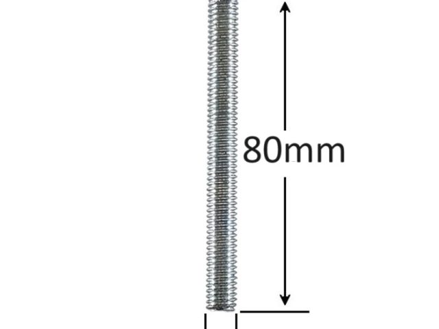 Surub Filet Metric M6x80mm Cap Hexagonal DIN 933 Gr.8.8 Zincat - 100buc/cutie