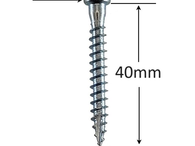 Surub Montaj Conectori 5x40mm - 500buc/cutie