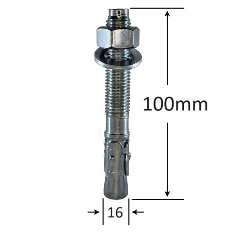 Conexpand Ancora Cu Cep Cilindric Si Clema M16x100mm - 20buc/cutie