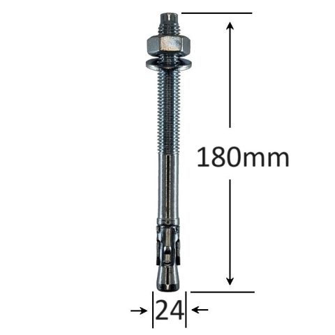 Conexpand Ancora Cu Cep Cilindric Si Clema M24x180mm - 10buc/cutie