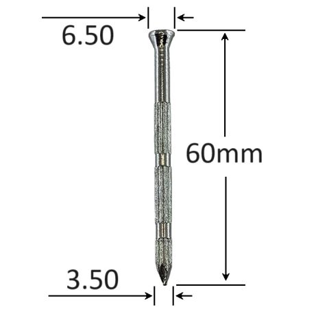 Cuie Pentru Beton 3.5x60 - 250buc/cutie
