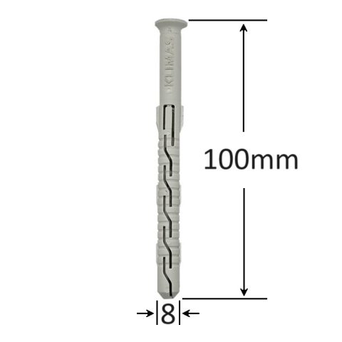 Diblu 8x100mm KPR - 50buc/set