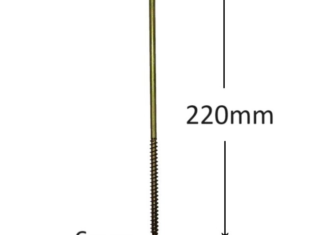 Holsurub Lemn Si PAL Cap Inecat 6x220 mm PZ3 - 100buc/cutie