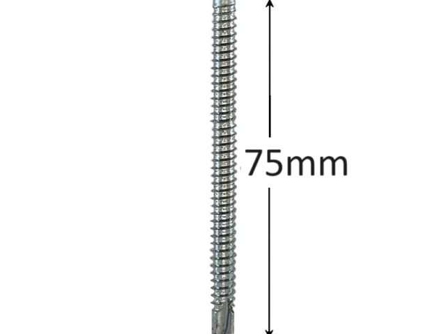 Surub Autoforant Cap Hexagonal 5.5x75mm Zincat DIN 7504K - 100buc/cutie
