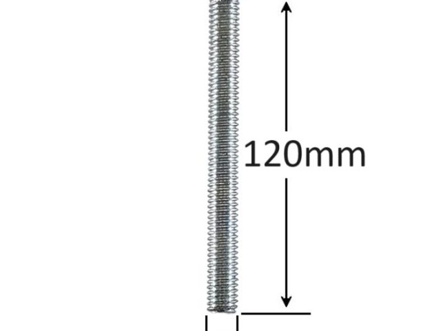 Surub Filet Metric M8x120mm Cap Hexagonal DIN 933 Gr.8.8 Zincat - 50buc/cutie
