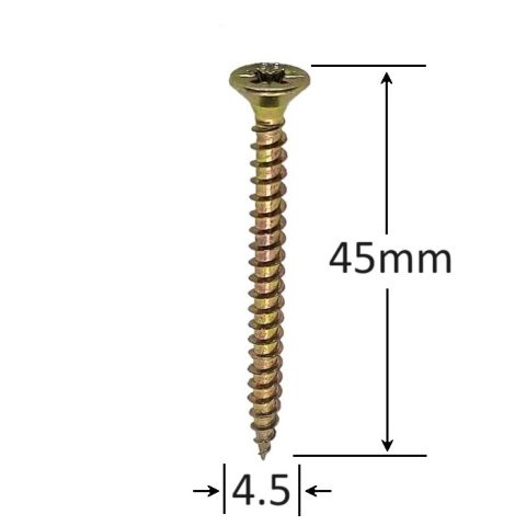 Holsurub Lemn Si PAL Cap Inecat 4.5x45 mm PZ2 - 500buc/cutie