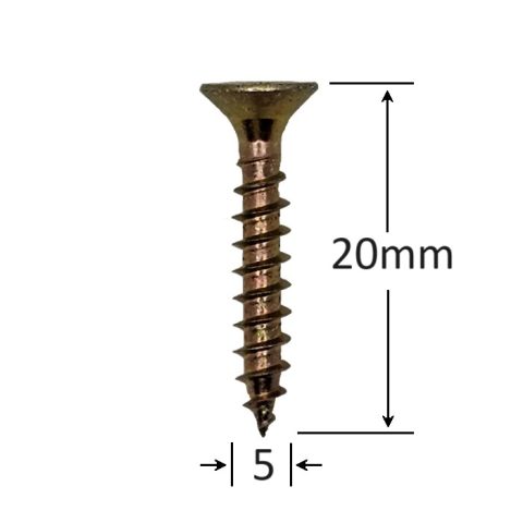 Holsurub Lemn Si PAL Cap Inecat 5x20 mm PZ2 - 1000buc/cutie