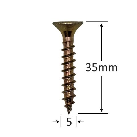 Holsurub Lemn Si PAL Cap Inecat 5x35 mm PZ2 - 1000buc/cutie