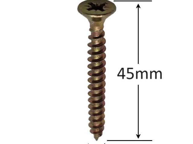 Holsurub Lemn Si PAL Cap Inecat 5x45 mm PZ2 - 500buc/cutie