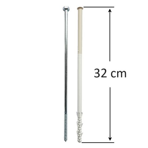 Diblu 12x320mm Cu Surub DIN 571 - 25 buc/cutie