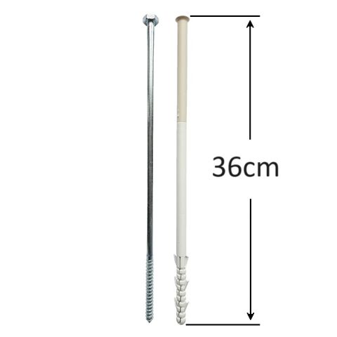 Diblu 12x360mm Cu Surub DIN 571 - 25 buc/cutie