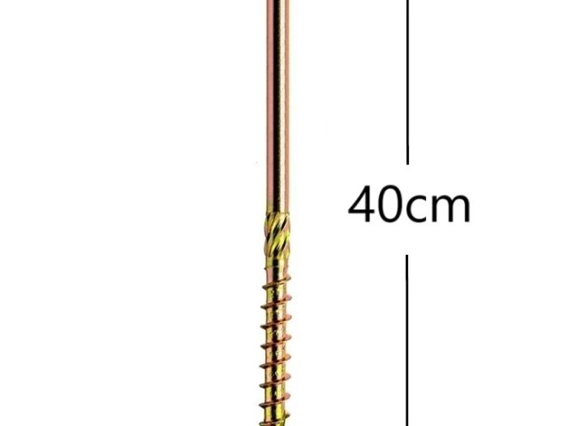 Surub Dulgherie Cap Plat 8x400mm Torx TX40 - 50buc/cutie