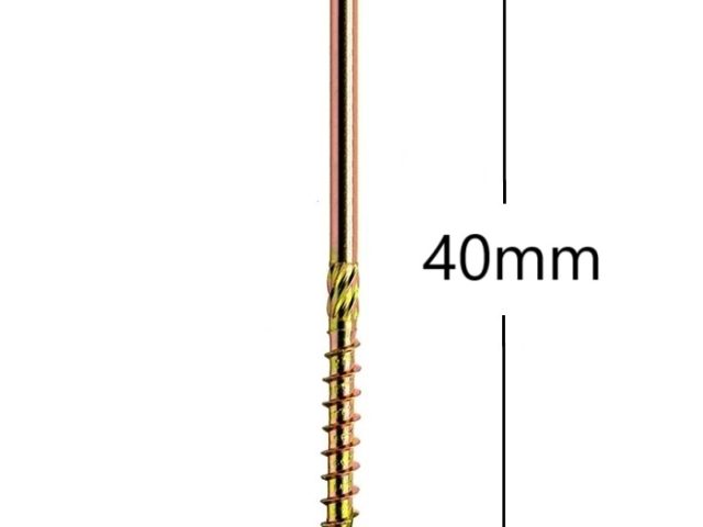 Surub Dulgherie Cap Plat 6x40mm Torx TX30 - 100buc/cutie