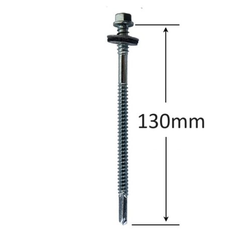 Surub Panou Sandwich 130mm Zincat - 100buc/cutie
