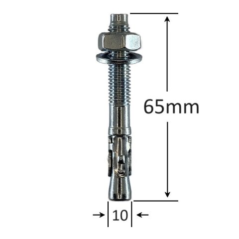 Conexpand Ancora Cu Cep Cilindric Si Clema M10x65mm - 50buc/cutie
