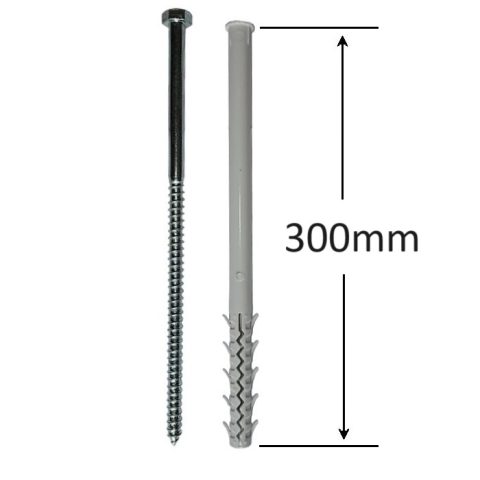 Diblu 16x300mm Cu Surub DIN 571 - 25 buc/cutie