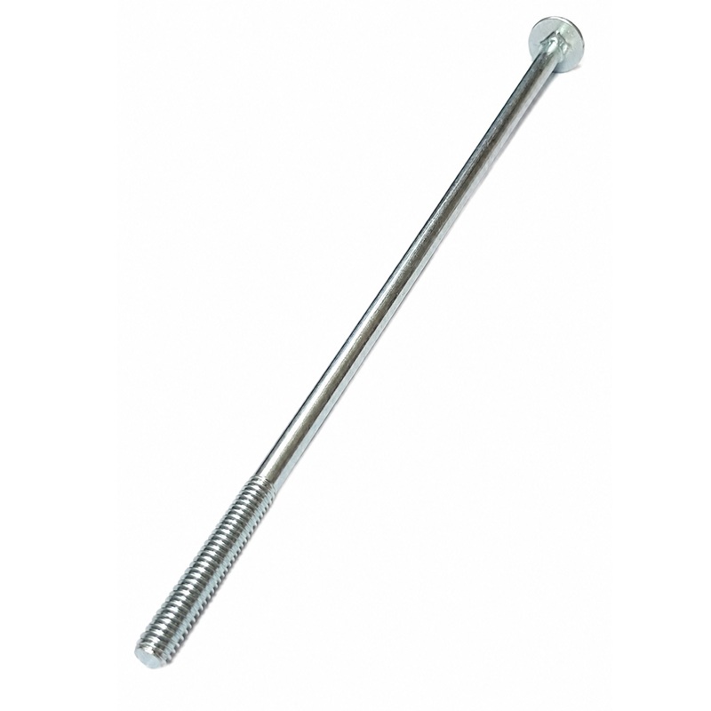 Surub Filet Metric Cap Bombat Torbant M8x180mm DIN 603 Zincat