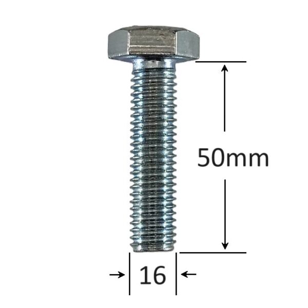 Surub Filet Metric M16x50mm Cap Hexagonal a